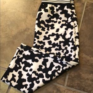 Cow print pencil skirt